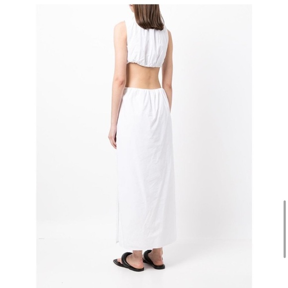 NEW SIR. Anja Cut Out Midi Dress in Chalk White Size 2 Medium Cut Out Maxi Dress - Picture 8 of 12